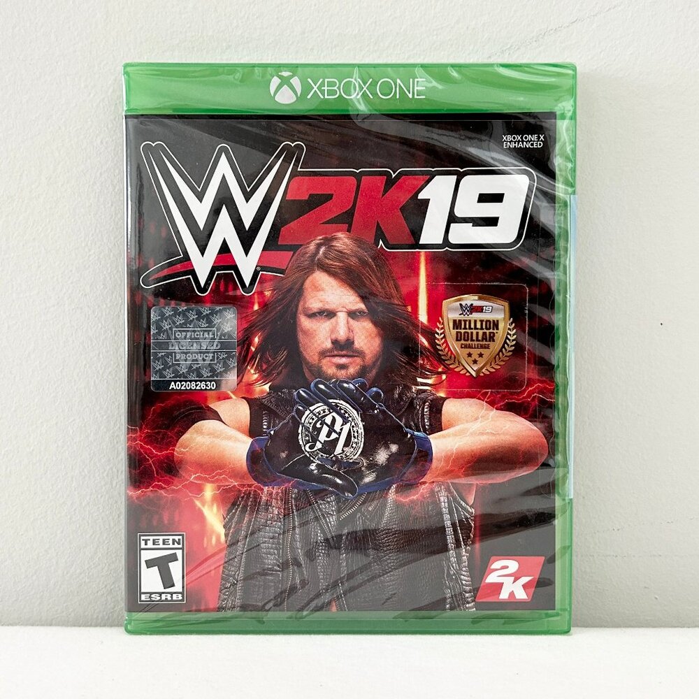 Brand New, Factory Sealed! W2K19 XBOX ONE Game Wrestling WWE 2K19 Microsoft